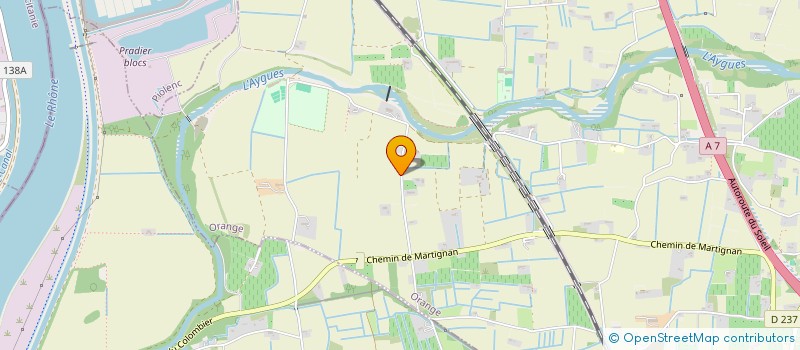 localisation de l'entreprise MADAME MARYSE PLAGNOL  ORANGE