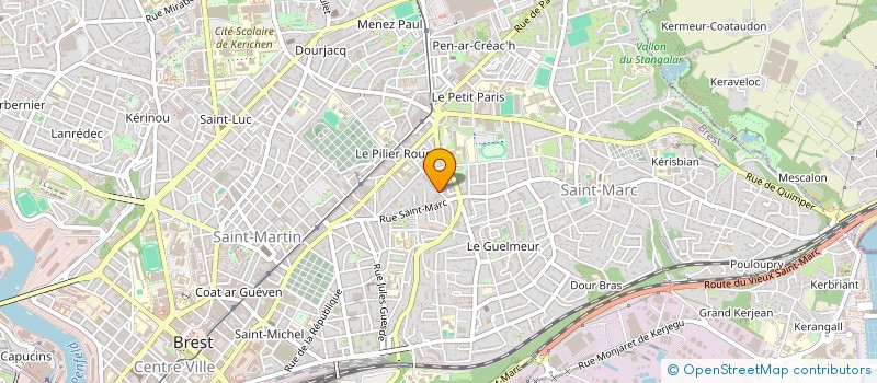 localisation de l'entreprise MADAME MARYSE POLLET à BREST