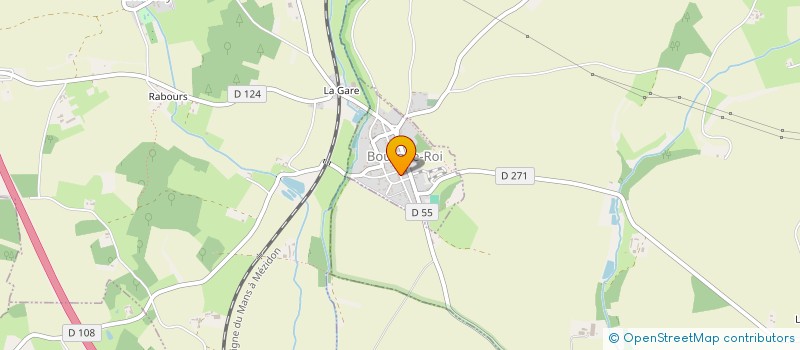 localisation de l'entreprise MADAME MARYSE POMMIER  BOURG-LE-ROI