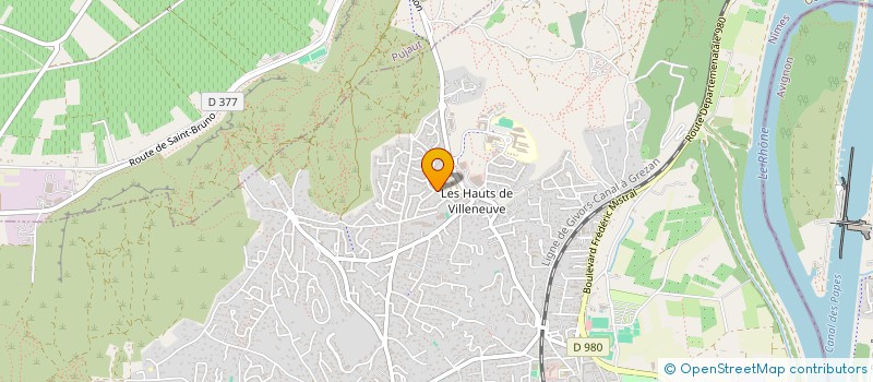 localisation de l'entreprise MADAME MARYSE PRESSOIR  VILLENEUVE-LES-AVIGNON