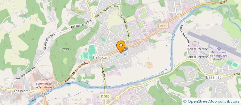 localisation de l'entreprise MADAME MARYSE PUCH  TRELISSAC