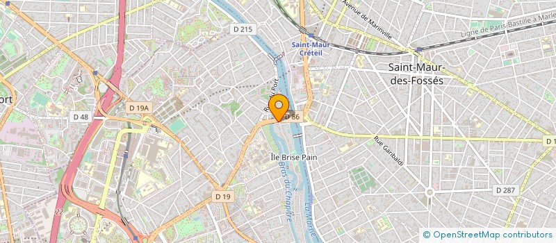 localisation de l'entreprise MADAME MARYSE RABASTE à CRETEIL