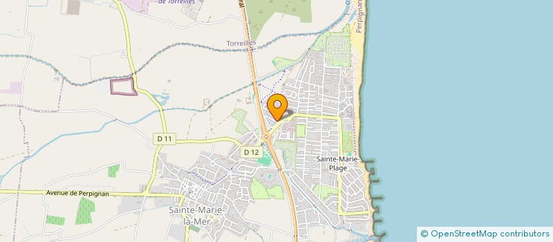 localisation de l'entreprise MADAME MARYSE RENAUD  SAINTE-MARIE-LA-MER