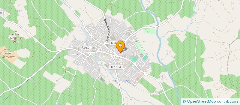 localisation de l'entreprise MADAME MARYSE RESSEGUIER à SERVIAN