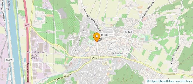 localisation de l'entreprise MADAME MARYSE REYNAUD  SAINT-PAUL-TROIS-CHATEAUX