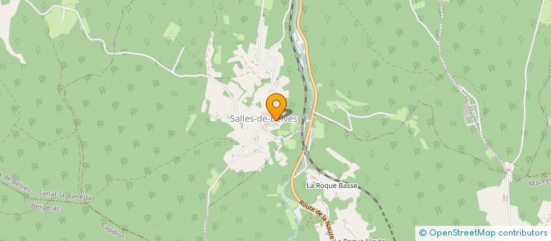 localisation de l'entreprise MADAME MARYSE RIBEIRO  CLADECH