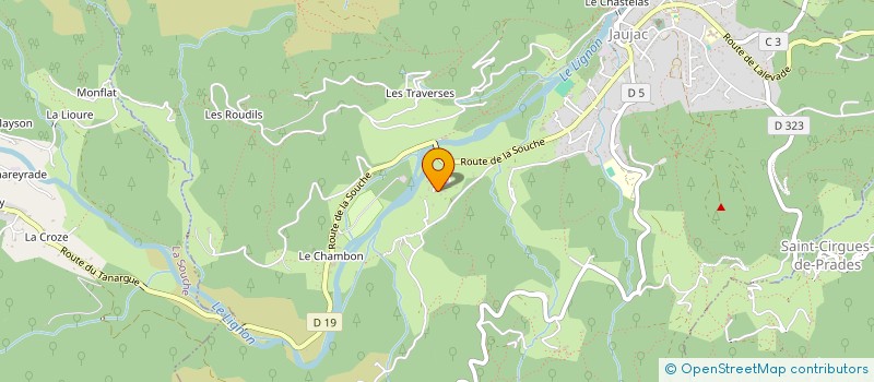 localisation de l'entreprise MADAME MARYSE RICHARD  JAUJAC