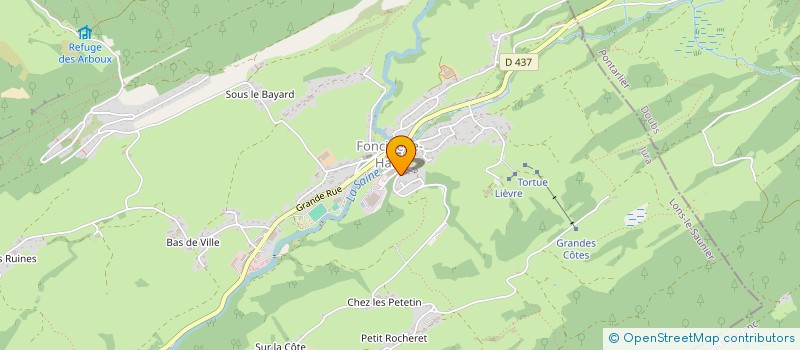 localisation de l'entreprise MADAME MARYSE RICHARD  FONCINE-LE-HAUT