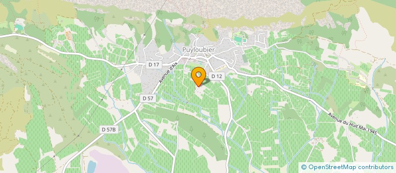 localisation de l'entreprise MADAME MARYSE RIGAUD  PUYLOUBIER