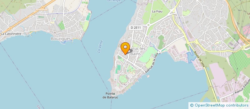 localisation de l'entreprise MADAME MARYSE RITTER  BALARUC-LES-BAINS