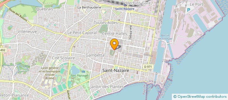 localisation de l'entreprise MADAME MARYSE ROBERT  SAINT-NAZAIRE