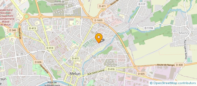 localisation de l'entreprise MADAME MARYSE RODRIGUEZ à MELUN