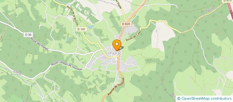 localisation de l'entreprise MADAME MARYSE ROUGIE  PAYRAC