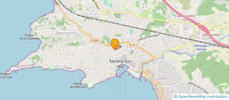 localisation de l'entreprise MADAME MARYSE ROUSSEAU à SANARY-SUR-MER