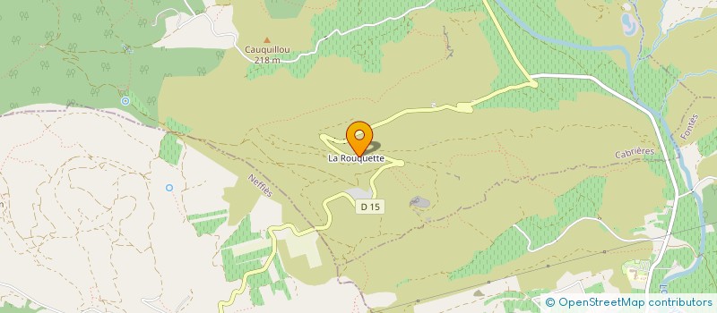 localisation de l'entreprise MADAME MARYSE ROUX  CABRIERES