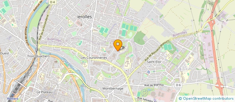 localisation de l'entreprise MADAME MARYSE SARLAT  POITIERS