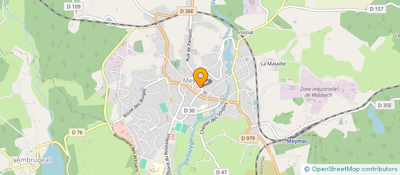 localisation de l'entreprise MADAME MARYSE SEINCE à MEYMAC