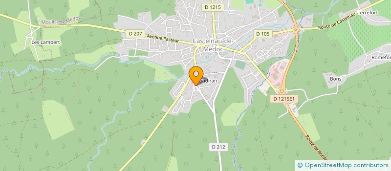 localisation de l'entreprise MADAME MARYSE SERE  CASTELNAU-DE-MEDOC