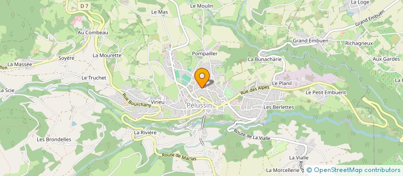 localisation de l'entreprise MADAME MARYSE STOFFEL  PELUSSIN