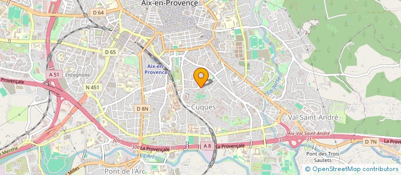 localisation de l'entreprise MADAME MARYSE TAOUSS à AIX-EN-PROVENCE