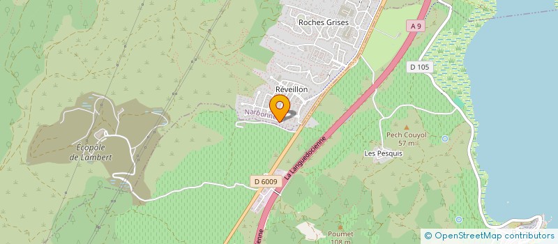 localisation de l'entreprise MADAME MARYSE THEAU  NARBONNE