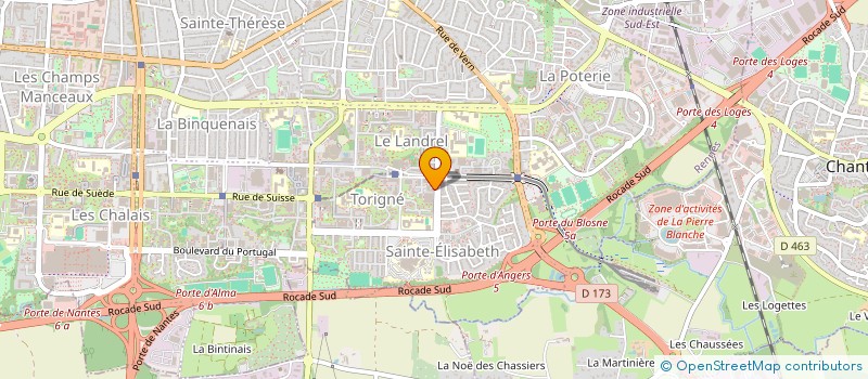 localisation de l'entreprise MADAME MARYSE THEBAULT à RENNES