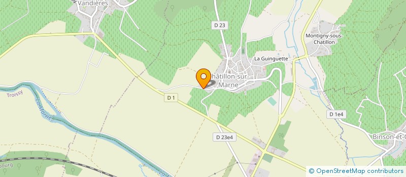 localisation de l'entreprise MADAME MARYSE THIBAUT  CHATILLON-SUR-MARNE