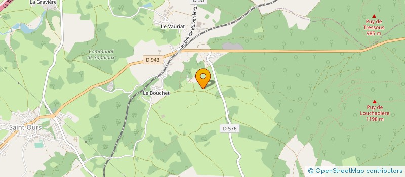 localisation de l'entreprise MADAME MARYSE TIXIER  SAINT-OURS