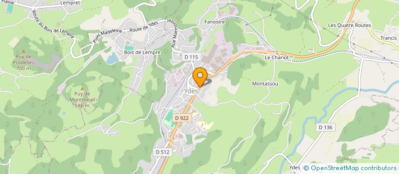 localisation de l'entreprise MADAME MARYSE TOURNADRE à YDES