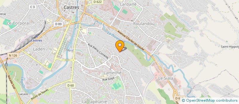 localisation de l'entreprise MADAME MARYSE TOURNAIRE à CASTRES
