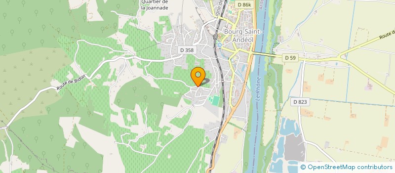 localisation de l'entreprise MADAME MARYSE TREFOULET à BOURG-SAINT-ANDEOL