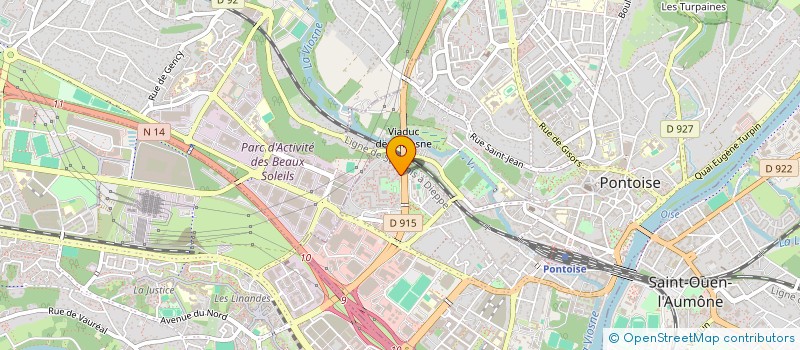 localisation de l'entreprise MADAME MARYSE TROGNON à PONTOISE