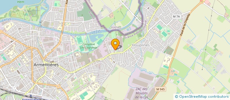 localisation de l'entreprise MADAME MARYSE TURBE  HOUPLINES