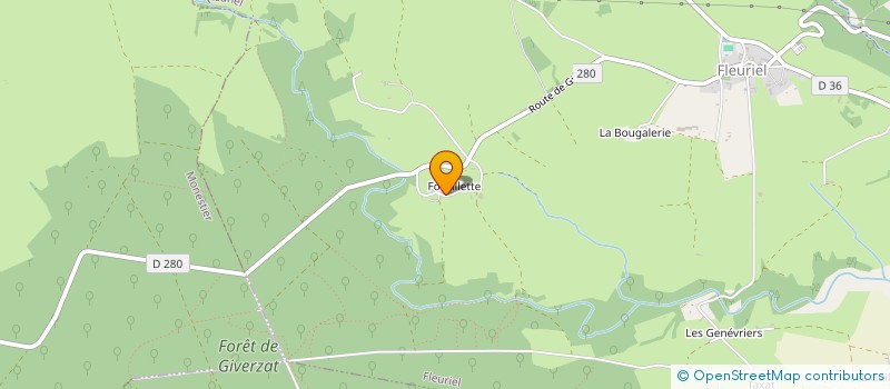 localisation de l'entreprise MADAME MARYSE TURY  FLEURIEL