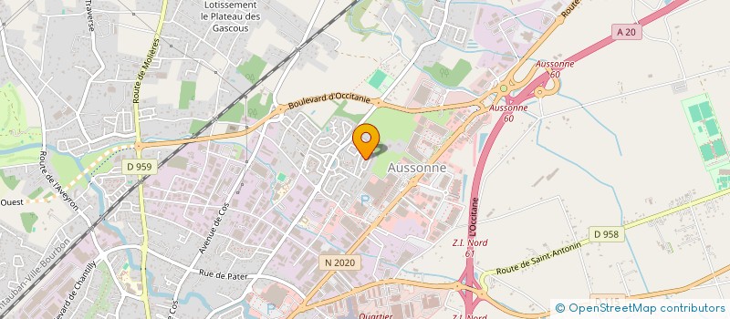 localisation de l'entreprise MADAME MARYSE UBERALL  MONTAUBAN