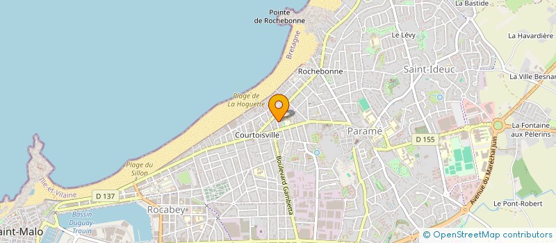 localisation de l'entreprise MADAME MARYSE VAILLANT à SAINT-MALO