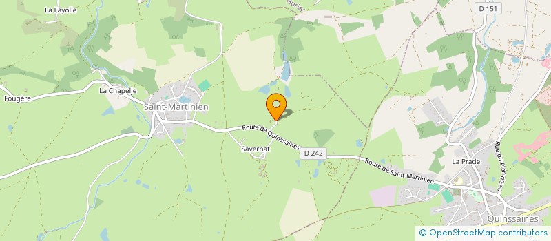 localisation de l'entreprise MADAME MARYSE VALIN  SAINT-MARTINIEN