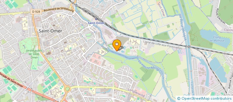 localisation de l'entreprise MADAME MARYSE VASSEUR  SAINT-OMER