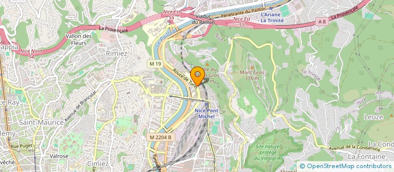 localisation de l'entreprise MADAME MARYSE VAZQUEZ à NICE