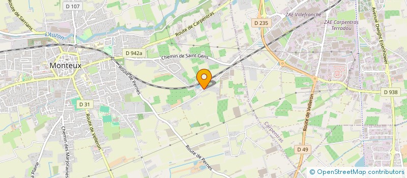 localisation de l'entreprise MADAME MARYSE VELLUET  MONTEUX