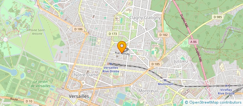 localisation de l'entreprise MADAME MARYSE VERNHES à VERSAILLES