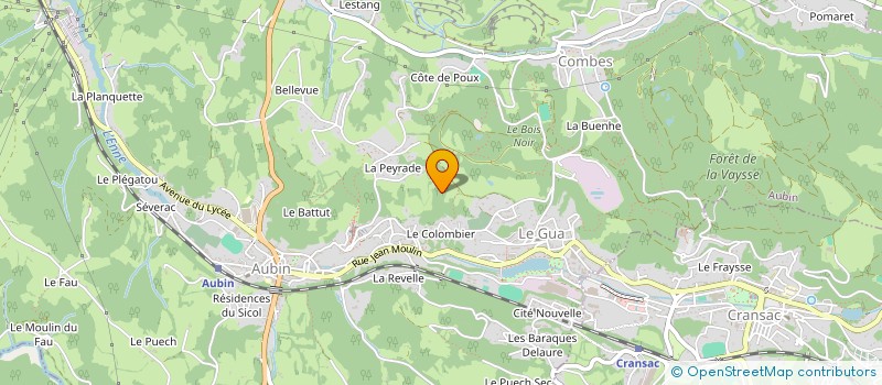 localisation de l'entreprise MADAME MARYSE VERNIA  AUBIN