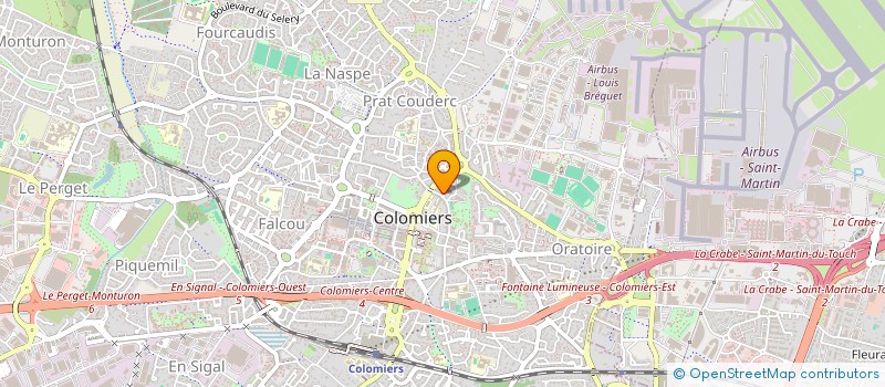 localisation de l'entreprise MADAME MARYSE VIGNERES à COLOMIERS