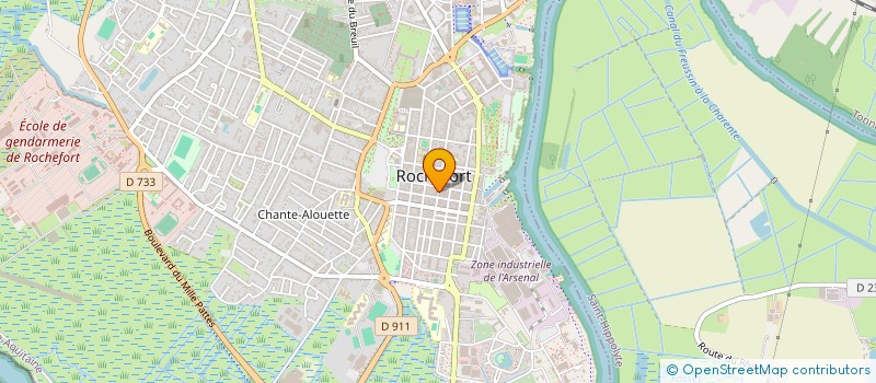 localisation de l'entreprise MADAME MARYSE VITAL  ROCHEFORT