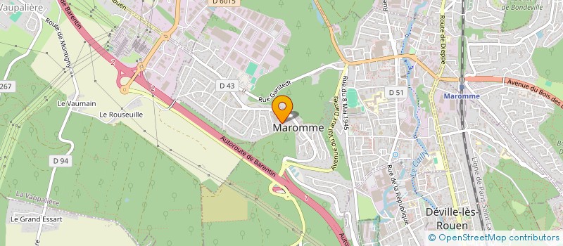 localisation de l'entreprise MADAME MARYSE VIVIEN à MAROMME