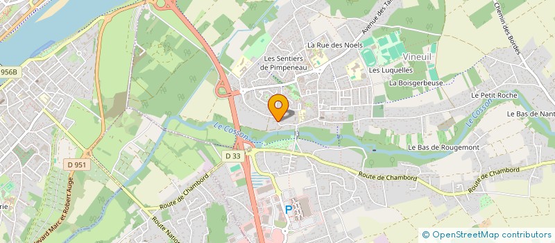 localisation de l'entreprise MADAME MARYSE YVON à VINEUIL