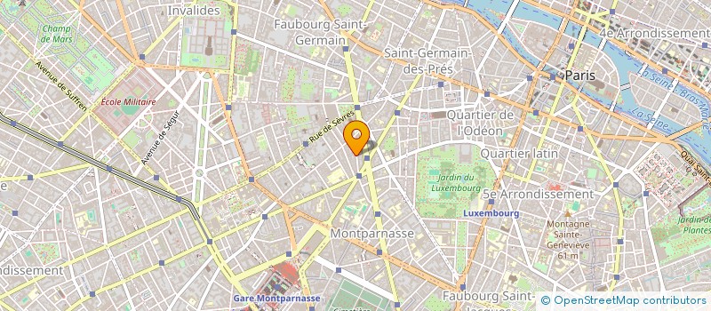 localisation de l'entreprise MADAME MARYVONE GRANDMONT  PARIS