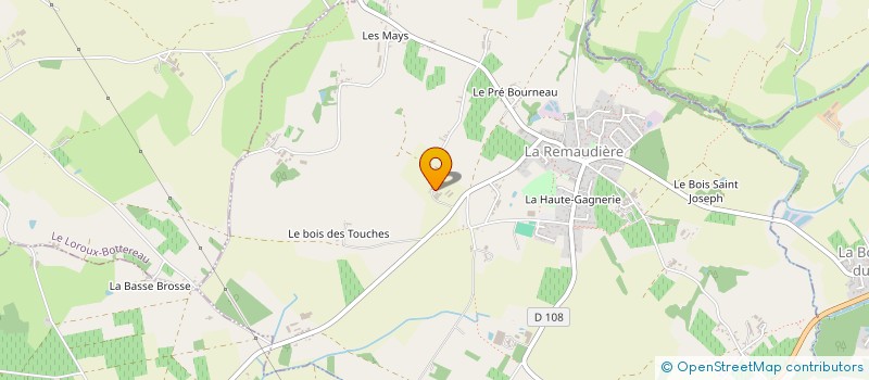 localisation de l'entreprise MADAME MARYVONNE ALLARD  REMAUDIERE (LA)