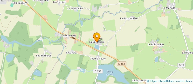 localisation de l'entreprise MADAME MARYVONNE ALUSSE  LE PIN