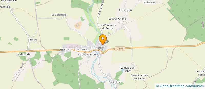 localisation de l'entreprise MADAME MARYVONNE AUBRY  BUSLOUP